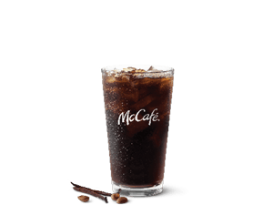 French Vanilla Iced Black Coffee 16oz